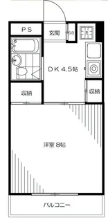 フローラサンデン【3階】の間取り