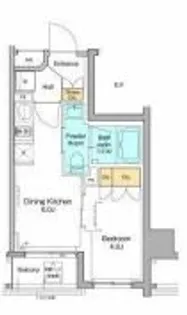 プラウドフラット森下IV【5階】の間取り