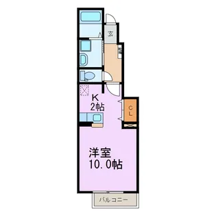 ユートピアII【2階】の間取り