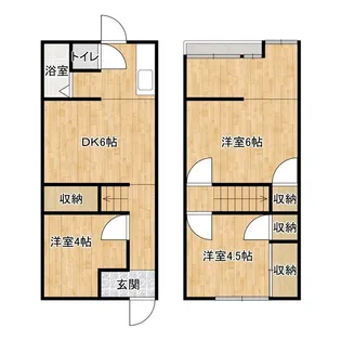 王居殿2丁目 アパートの間取り