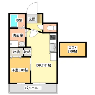 サンテラス日吉【2階】の間取り