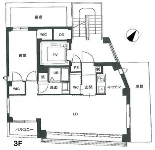 BNS meguro【3階】の間取り