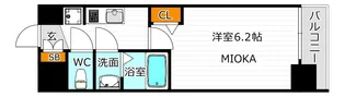 メインステージ天王寺サイドシティ【9階】の間取り