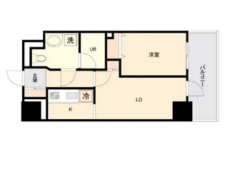 ドゥーエ幡ヶ谷【16階】の間取り