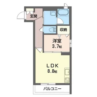 グランディールIV【1階】の間取り