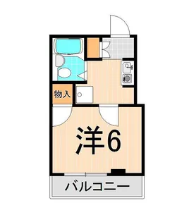 ハイクレストエビハラNo.3【2階】の間取り