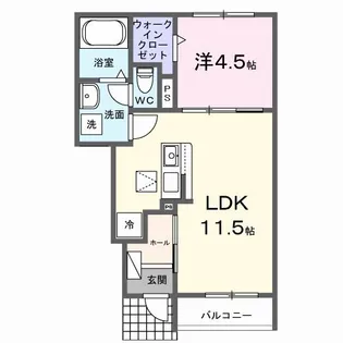 グランスクエア【1階】の間取り