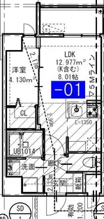 MODERN PALAZZO博多PRECIOUS【3階】の間取り