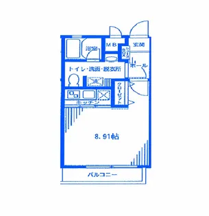 ドミールM【2階】の間取り