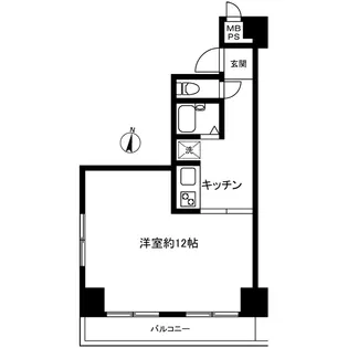 九段シルバーパレス【4階】の間取り