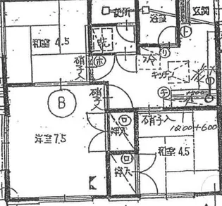 ベルジュ東寺尾【2階】の間取り