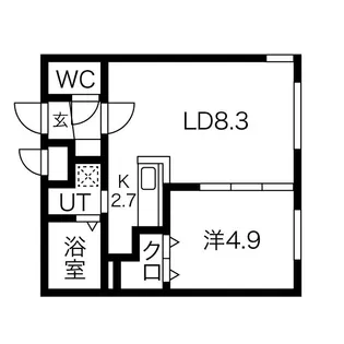 Paltir N32(パルティール エヌ32)【4階】の間取り