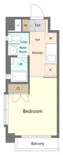 ビバーチェ松原【1階】の間取り