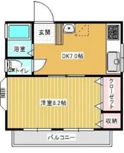 ホワイト・リリィ【2階】の間取り