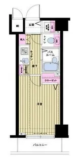 トーシンフェニックス日本橋蛎殻町【9階】の間取り