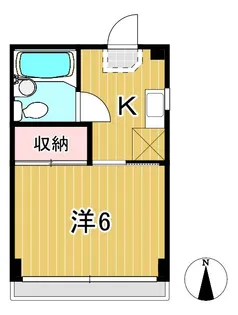クレール池の川【3階】の間取り