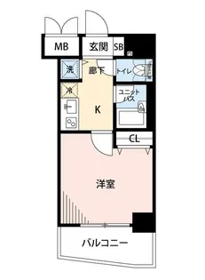 マイナビSTAYミライエ四谷三栄町(メインステージ四ツ谷)【7階】の間取り