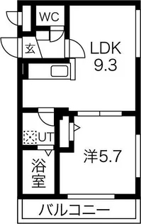 エトワール宮の森【3階】の間取り