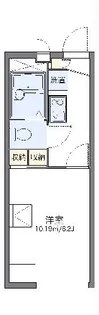 レオパレスライズ【2階】の間取り