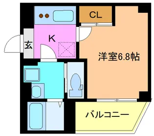 グランクリューK【1階】の間取り