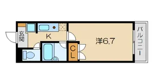 コテージK2【3階】の間取り