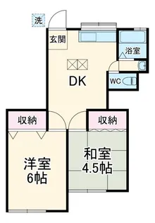 コーポ泉I【2階】の間取り