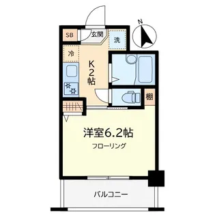グリーンフォード自由ヶ丘【2階】の間取り