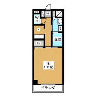 パーシモン【2階】の間取り