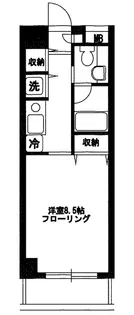 ヴィラージュ小竹【2階】の間取り