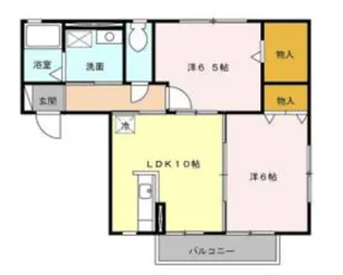 カーサベルデA【1階】の間取り