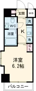 グランド・ガーラ高輪【7階】の間取り