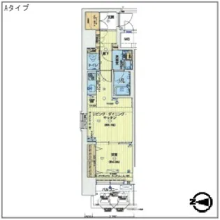 レオンコンフォート難波南【1階】の間取り