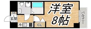 ザ・パーククロス阿波座【2階】の間取り