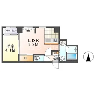 RENO BELLEZZA MOTOMACHI【3階】の間取り