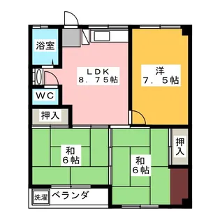 メゾン元横【3階】の間取り