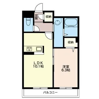 AEQUOR I【1階】の間取り