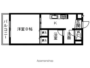 セゾンかかみはら【2階】の間取り