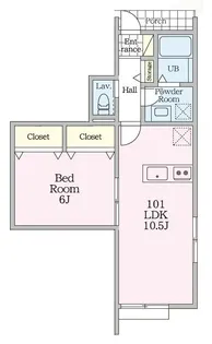 リビエラ【1階】の間取り