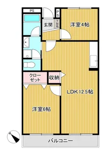 新珠マンション【2階】の間取り