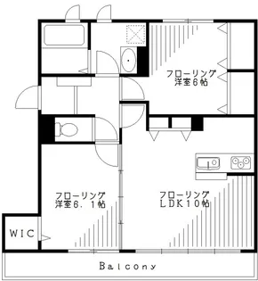 ルミエール久我山【1階】の間取り