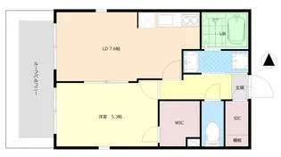 ノーブル日暮里【4階】の間取り