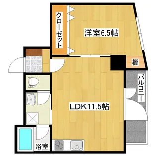 A-1BLD(エーワンビル)【3階】の間取り