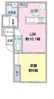 カーサ・ササキ【1階】の間取り
