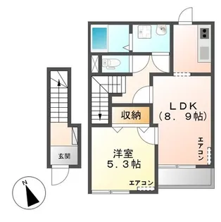 Conforto【2階】の間取り
