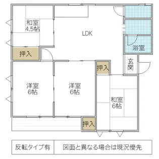 フォーライフ見和【1階】の間取り