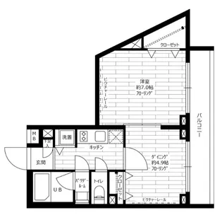 ステージファースト西大井一番館【4階】の間取り