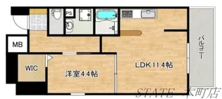 ロイジェント玉川【2階】の間取り