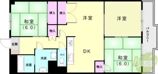 シャトー明石【3階】の間取り