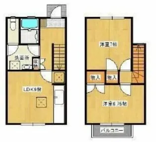 ドルフ水元【1階】の間取り