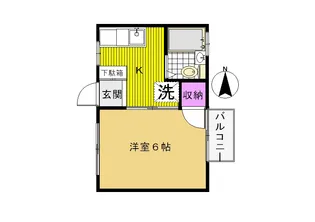 メゾン・ド・フルール【1階】の間取り